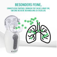 EVOLU nano AIR PRO tragbarer Mesh-Inhalator, 1 st, Forans Medical GmbH