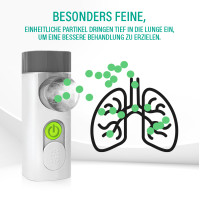 EVOLU nano AIR tragbarer Mesh-Inhalator, 1 st, Forans Medical GmbH