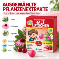 miradent Halslutscher Kirsche zuckerfrei, 6 st, Hager Pharma GmbH