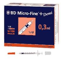 MICRO-FINE Insulinspritze U100 0.3X8MM, 100 st, embecta GmbH