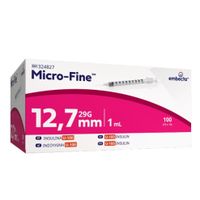 MICRO-FINE Insulinspritze U100 12.7MM 1.0ml, 100 st, embecta GmbH