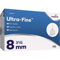 ULTRA-FINE Pen-Nadel 8MM, 105 st, embecta GmbH