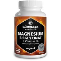 Magnesium Bisglycinat + Vitamin B6, 240 st, Vitamaze GmbH