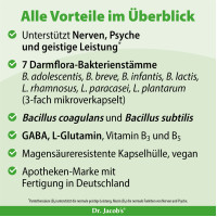 Zen Biotics Darmflora-Bakterien + GABA Dr. Jacob's, 60 st, Dr. Jacob's Medical GmbH