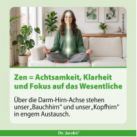 Zen Biotics Darmflora-Bakterien + GABA Dr. Jacob's, 60 st, Dr. Jacob's Medical GmbH
