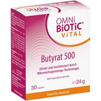 OMNI-BIOTIC VITAL BUTYRAT 500, 30 st, INSTITUT ALLERGOSAN Deutschland (privat) GmbH