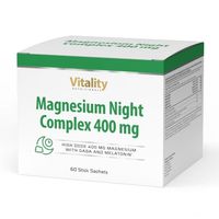 Magnesium Night Complex 400 mg + Melatonin + GABA, 113 g, Vision Healthcare B.V.