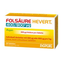 Fols&auml;ure Hevert 400/800 ug, 120 st, Hevert-Arzneimittel GmbH & Co. KG