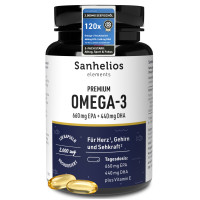 Sanhelios Premium Omega-3 Kapseln, 120 Stk., Hansa Naturheilmittel GmbH