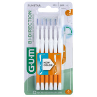 GUM BI-DIRECTION Interdentalb&uuml;rste 0.9mm, 6 st, Sunstar Deutschland GmbH