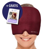 IEA Medical Migr&auml;ne Maske dunkelrot, 1 st, IEA International Trading GmbH