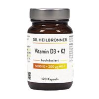Vitamin D3 + K2 hochdosiert Dr. Heilbronner, 120 st, Dr. Heilbronner GmbH