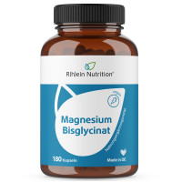 Magnesium Bisglycinat hochdosiert vegan, 180 st, R(h)ein Nutrition & Health GmbH