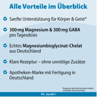 Magnesium Zen +GABA Magnesiumbisglycinat Dr.Jacobs, 90 st, Dr. Jacob's Medical GmbH