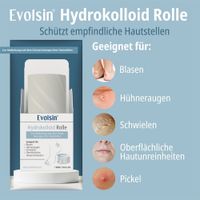 Evolsin Hydrokolloid Rolle 5cm X 3m, 300 cm, Evolsin medical UG (haftungsbeschr&auml;nkt)