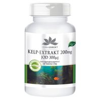 Kelp-Extrakt 200mg Jod 300ug, 120 st, Warnke Vitalstoffe GmbH
