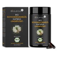 Bio Schwarzk&uuml;mmel&ouml;l Kapseln ungefiltert, 240 st, Biolaviva GmbH