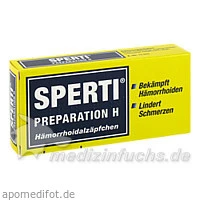 SPERTI® Preparation H Hämorrhoidalzäpfchen, 12 Stück, Pfizer Corporation Austria Gesellschaft m.b.H.