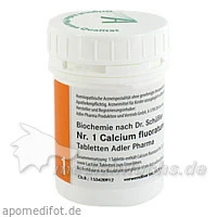 Adler Sch&uuml;ssler Salze Nr. 1 Calcium fluoratum D12, 100 Gramm, Adler Pharma Produktion und Vertrieb GmbH