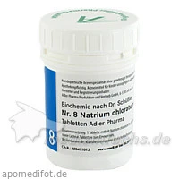 Adler Sch&uuml;ssler Salze Nr. 8 Natrium chloratum D6, 100 Gramm, Adler Pharma Produktion und Vertrieb GmbH