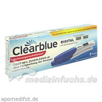 Clearblue Digital Schwangerschaftsfrühtest, 2 Stück, ratiopharm Arzneimittel Vertriebs-GmbH