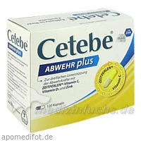 Cetebe Abwehr plus Kapseln, 120 Stück, GSK PHARMA GMBH