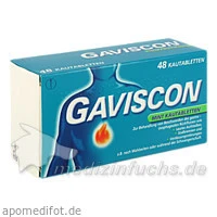 GAVISCON Mint Kautabletten, 48 Stück, Reckitt Benckiser Austria GmbH