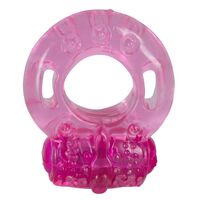 Vibro-Penisring „One Time“ | Mit Klitoris-Reiznoppen und Vibro-Ei | You2Toys, 1 st, You2Toys
