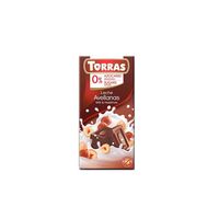 Torras Milk&Hazelnuts Chocolate 0,075 kg Schokolade, 0.075 KG, Torras