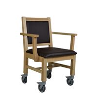 Devita Stuhl mit Rollen für Schwergewichtige Max XXL EXPRESS 57 cm Sitzbreite, 1 Stk., Devita