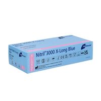Meditrade Nitril&reg; 3000 X-Long 100 Nitrilhandschuhe extralang, 100 Stk., Meditrade
