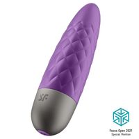Satisyfer Ultra Power Bullet 5 aus Silikon | 12 Vibrationsmodi, gesteppte Oberfläche, 1 st, Satisfyer
