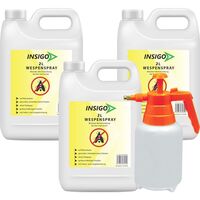 Insigo Wespenspray mit 2L Drucksprüher 3x2 l Spray, 3X2 L, INSIGO