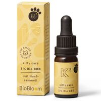 Natural Products kitty care 3% Bio CBD Öl für Katzen, 10 ml, BioBloom