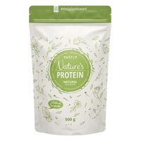 Nutri+ Natures Protein - Eiweißpulver ohne Süßstoff, 500 g, Nutri+