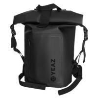 YEAZ STOCKHOLM Wasserfester Rucksack schwarzes Logo, 1 Stk., YEAZ