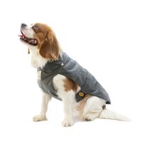 Fashion Dog Hundemantel mit Kunstpelz-Futter - Grau - 43 cm, 1 st, Fashion Dog