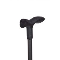 Aluminium Gehstock FDI SOFT STEP schwarz, 1 st, Antar