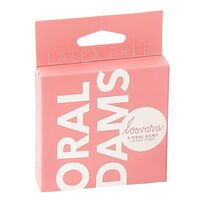 Loovara Oralt&uuml;cher Schutzt&uuml;cher latexfrei 3 St&uuml;ck - ORAL DAMS LATEX FREE - Ultra-d&uuml;nn, Vegan, 3 st, Loovara