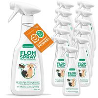 SILBERKRAFT Flohspray, 12x500 ml, Silberkraft