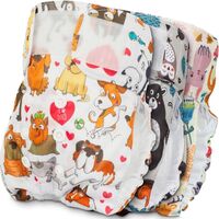 HUND IST KÖNIG® Windeln für Hündinnen, saugstarke Windeln, 3-Fach justierbar für festen Sitz, 3 st, HUND IST KÖNIG