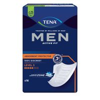 Tena MEN Active Fit Level 3 Inkontinenz Einlagen 16 St, 16 stk, TENA