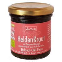 Vita Verde HeldenKraut Bio Pesto Bärlauch Chili 165 ml Creme, 165 ml, Vita Verde