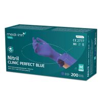 Medi-Inn Clinic Perfect Blue Nitril-Einmalhandschuhe 200 St, 200 stk, Medi-Inn