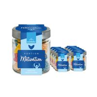 naschlabor 8 Gläser Fruchtgummi Portion Motivation Groß-Verpackung 960 g, 960 g, naschlabor