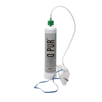 O PUR Sauerstoff Einweg Stahlfl.m.Dauerv.u.Maske 100 l Flaschen, 100 l, O PUR