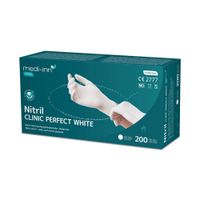 Medi-Inn PRO Clinic Perfect White Nitril-Einmalhandschuhe 200 St, 200 stk, Medi-Inn
