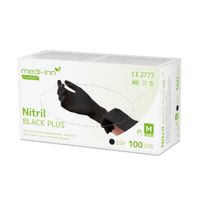 Medi-Inn Nitril Black Plus Einmalhandschuhe 100 St, 100 stk, Medi-Inn