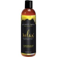 Intimate Earth *Relax* (Lemongrass & Coconut) 0,12 l Massageöl, 0.12 l, Intimate Earth
