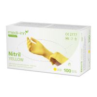Medi-Inn Nitril Yellow Einmalhandschuhe 100 St Verband, 100 stk, Medi-Inn